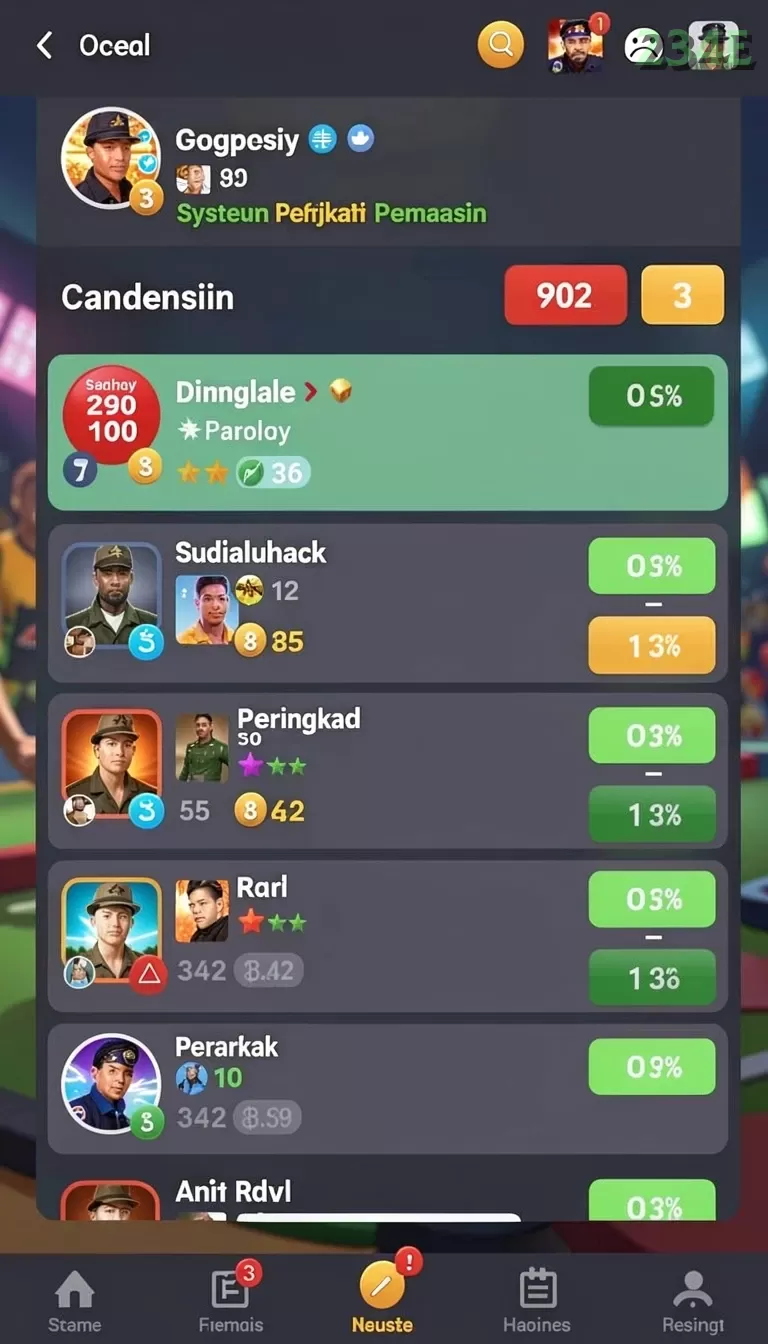 Cuplikan layar VT789 — halaman utama
