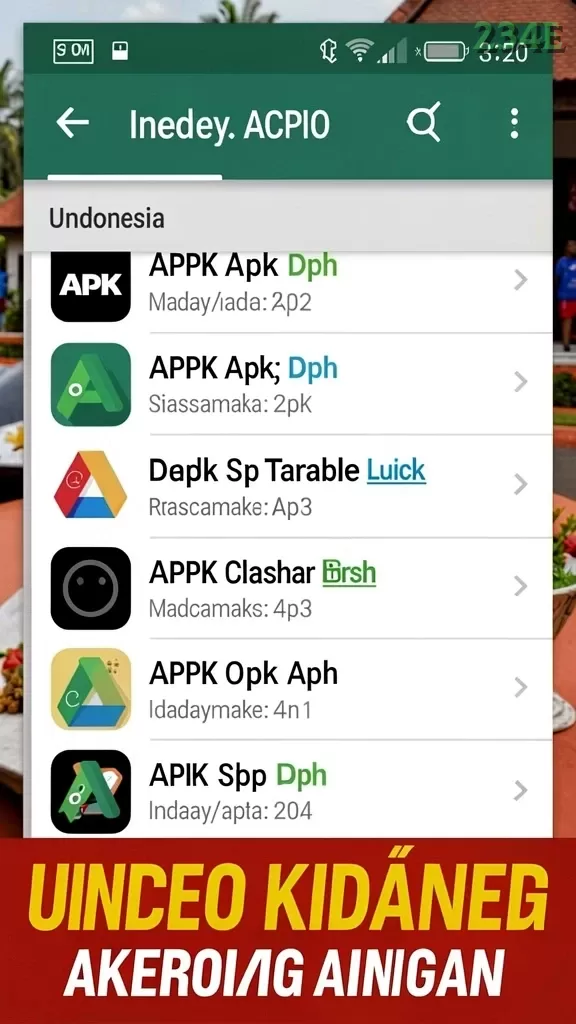 Cuplikan layar SUPWIN777 — menu navigasi
